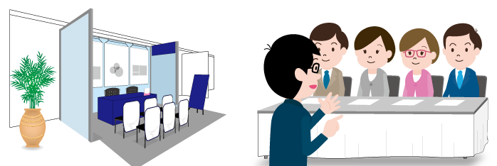 展示会のイメージ